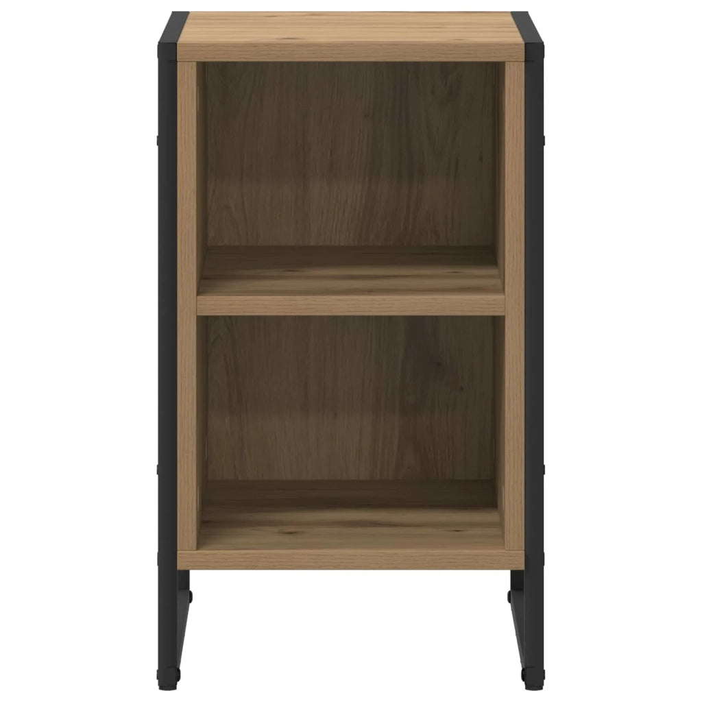 Comodino-Tavolino da notte Rovere Artigianale 39.5 x 30 x 50 cm Legno multistrato