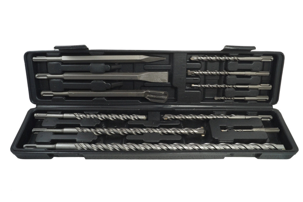 Punte + scalpelli per trapano demolitore tassellatore SDS PLUS set 10pz