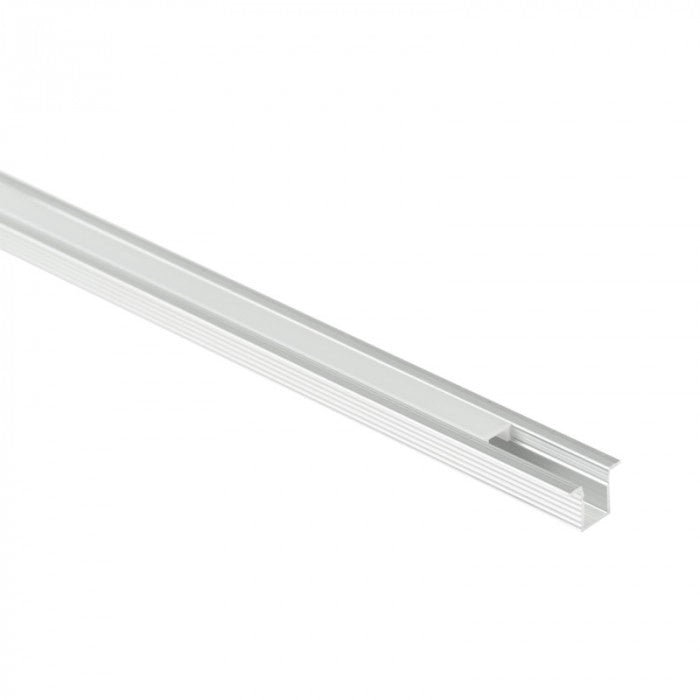 Profilo LED PW02 incasso anodizzato diffusore opale 2m Ecolight