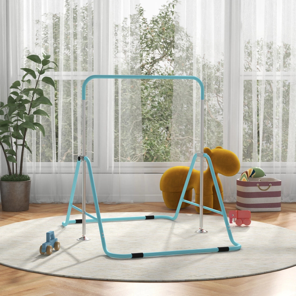 Barra per trazioni pieghevole per bambini regolabile 88-128 cm ¨C zephmum ¨C verde