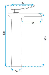 Rubinetto Da Lavabo Rea Laguna Antique Brush Gold High