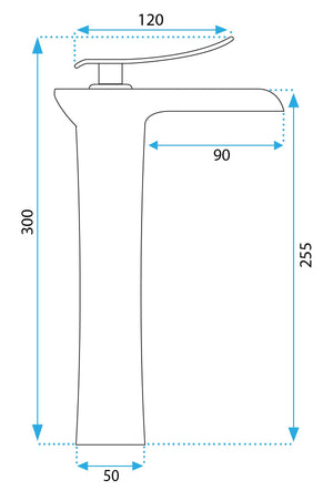 Rubinetto Da Lavabo Rea Laguna Antique Brush Gold High
