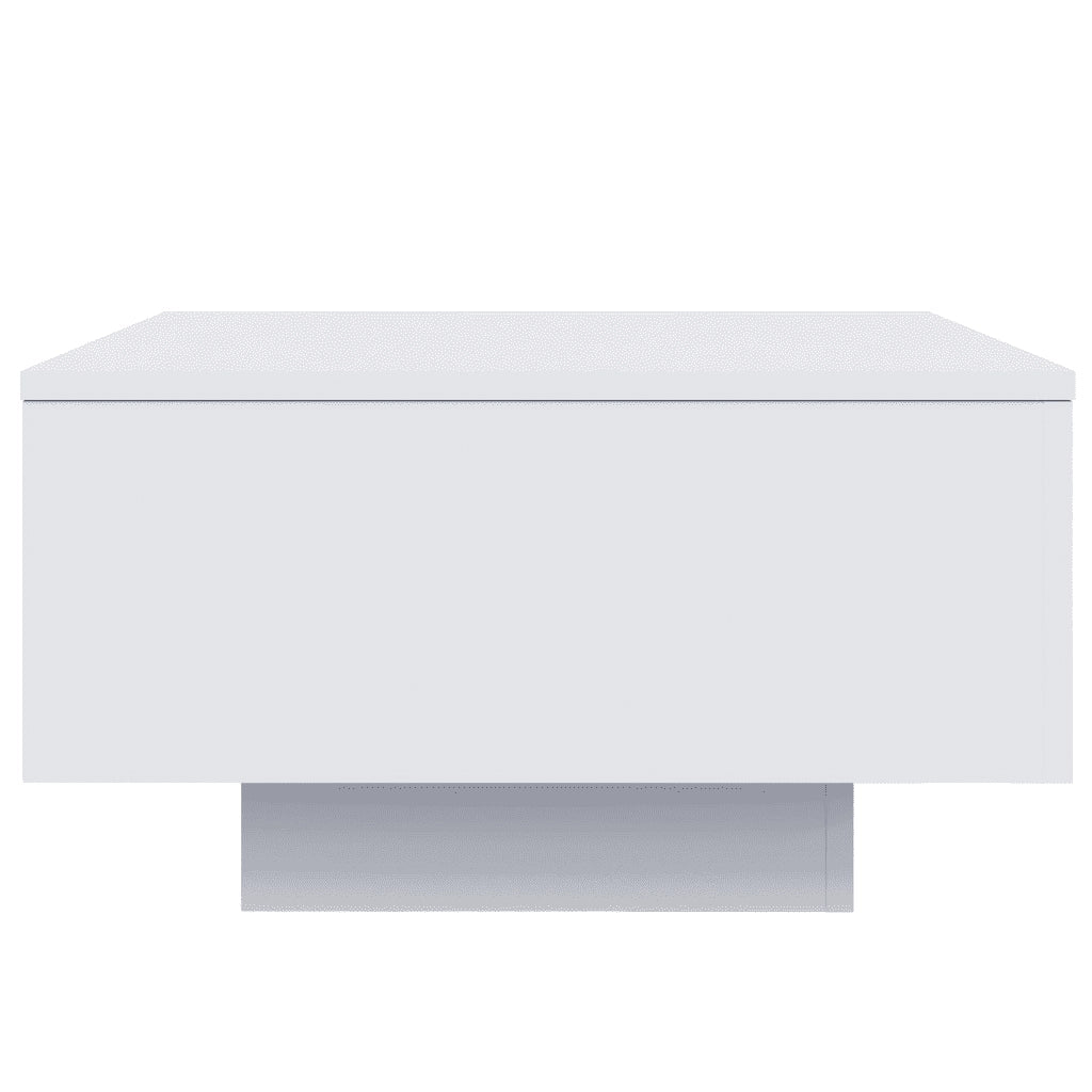 Tavolino da Salotto-Tavolino da soggiorno Bianco 55x55x31 cm in Legno Multistrato