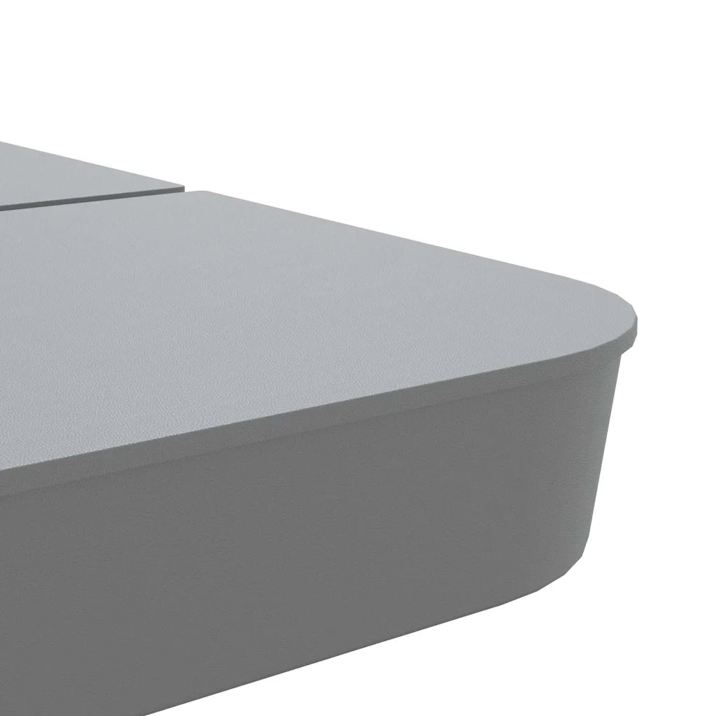 vidaXL Set Base per Ombrellone 4 pz con Supporto a Croce 100 kg PP