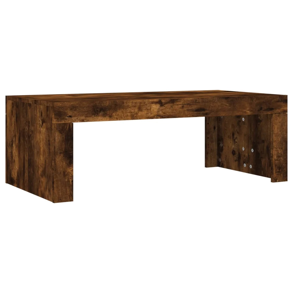 Tavolino da salotto | Tavolino da caff¨¨ | Tavolino da Soggiorno Rovere Fumo 102x50x36 cm Legno Multistrato