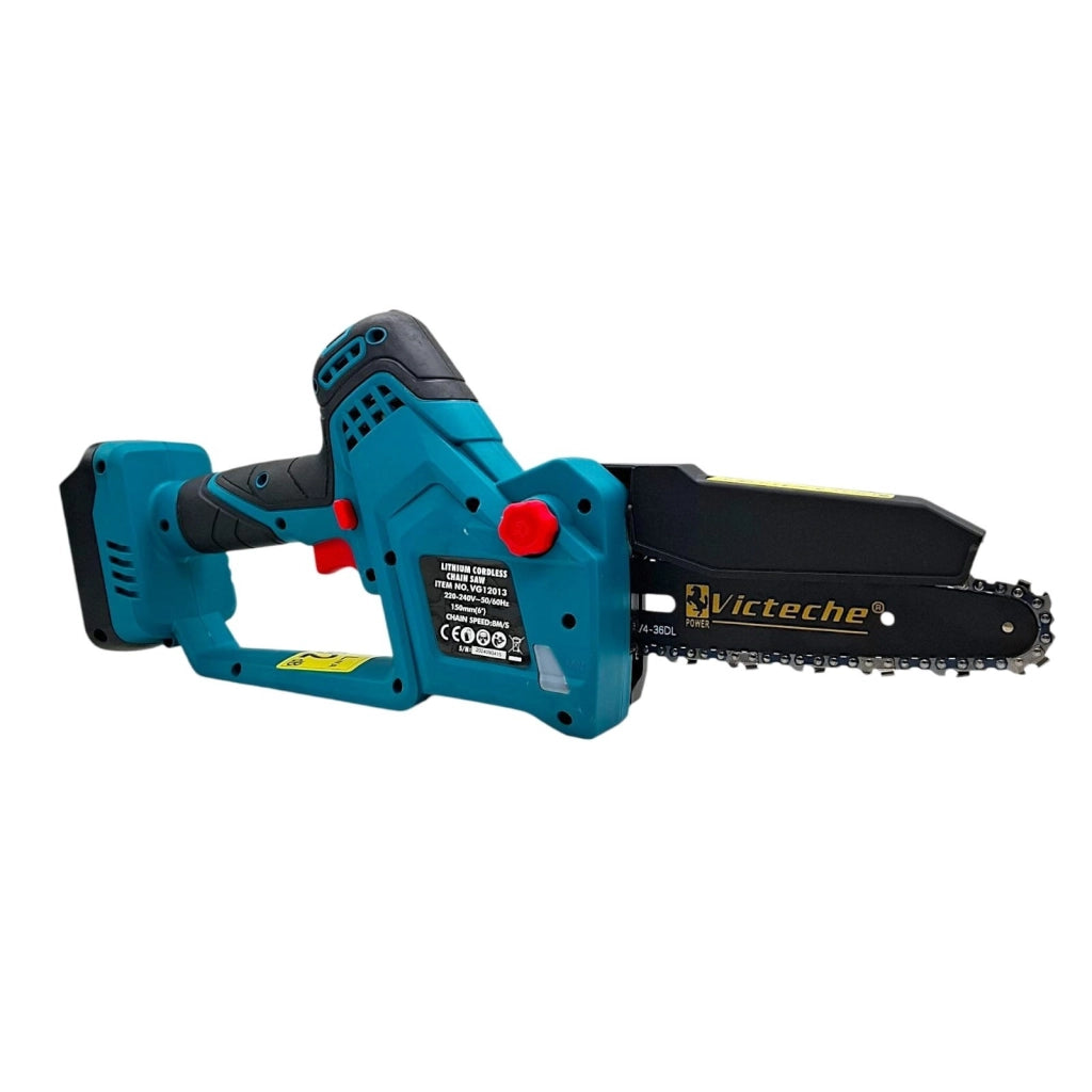 Motosega a Batteria Auto Lubrificante 2 Batterie 21V lama da 6" in valigia