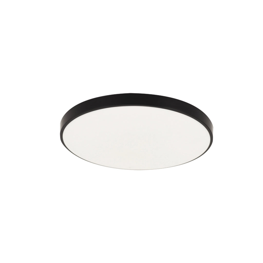 Plafoniera bagno LED rotonda nera/bianca 23cm 12W 4000K