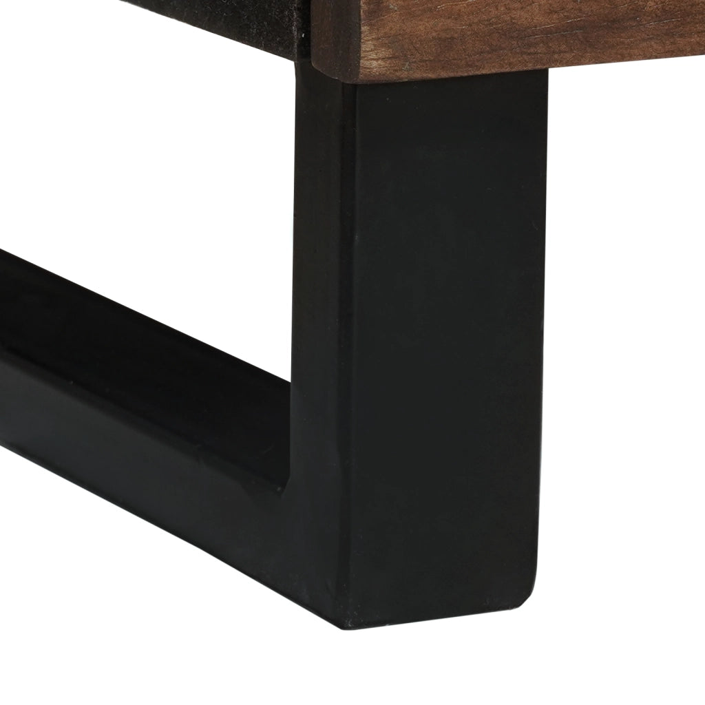 Mobile Sideboard 40x33.5x75 cm in Legno Massello di Mango