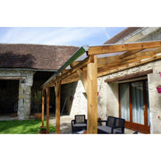 Tetto Couv'Terrasse in legno 3x5,5m - con tetto