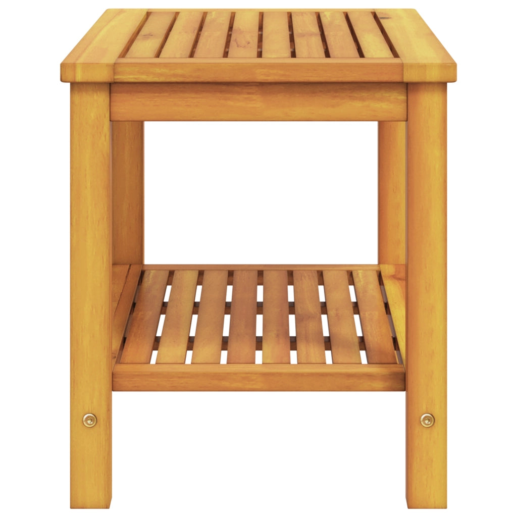 Tavolino da caffÃ¨ 70x40x45 cm in legno massello di acacia
