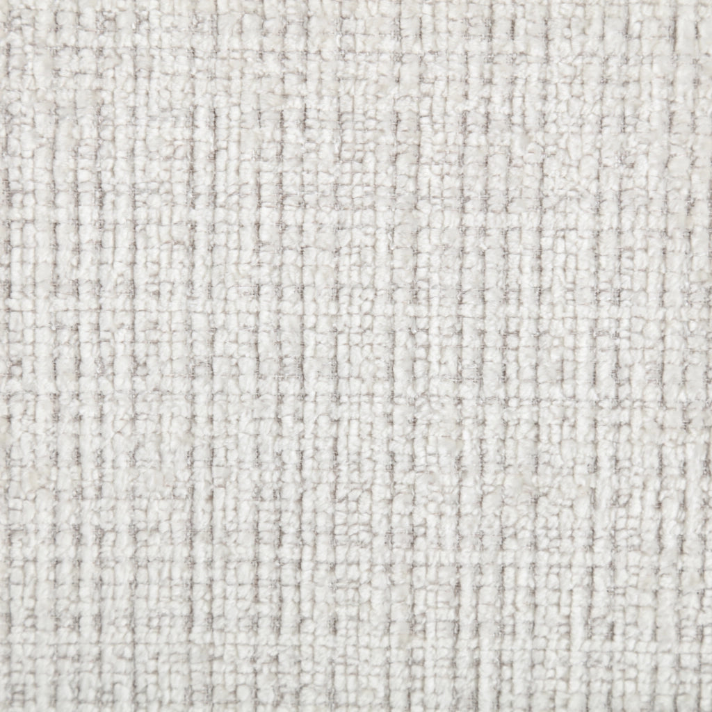 Divano modulare a U in chenille beige con doppia chaise longue, struttura in legno e piedi in metallo dorato