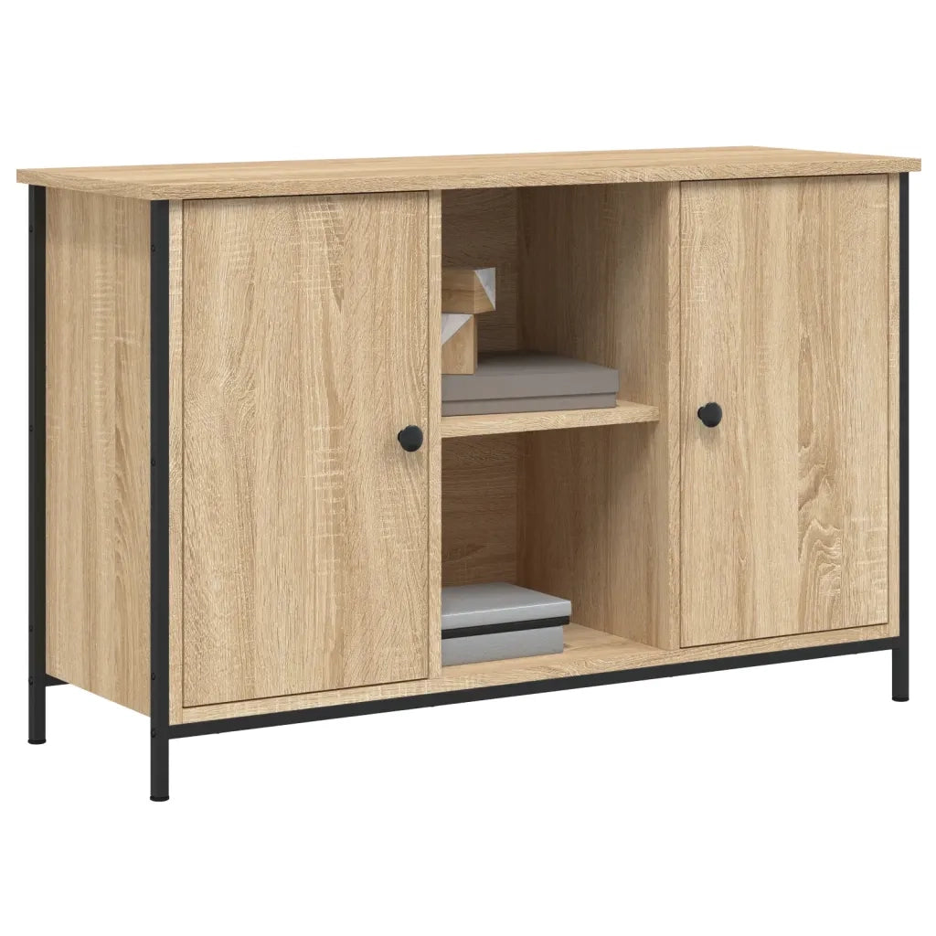 Mobile Porta TV Rovere Sonoma 100x35x65 cm in Legno Multistrato 832779
