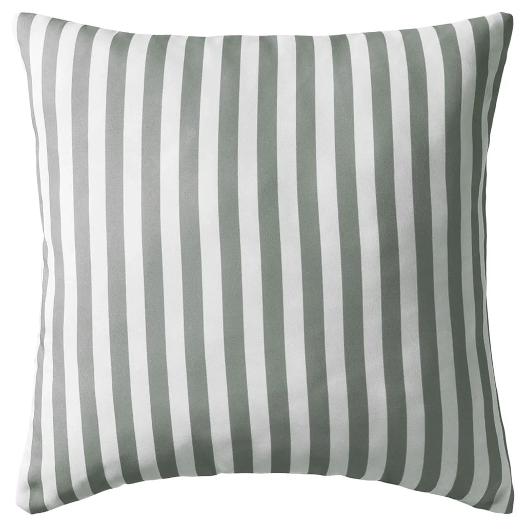 Cuscini da Esterno 2 pz Stampa a Righe 45x45 cm Grigi CFW6926240