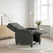 Divano Sedia-Poltrona reclinabile Grigio Scuro Tessuto 504033