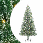 Albero di Natale | Decorazioni natalizie Artificiale Imbiancato con Luci LED 240 cm