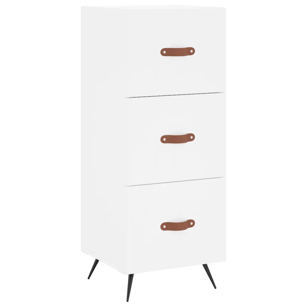 Credenza Bianca 34,5x34x180 cm in Legno Multistrato 3198825