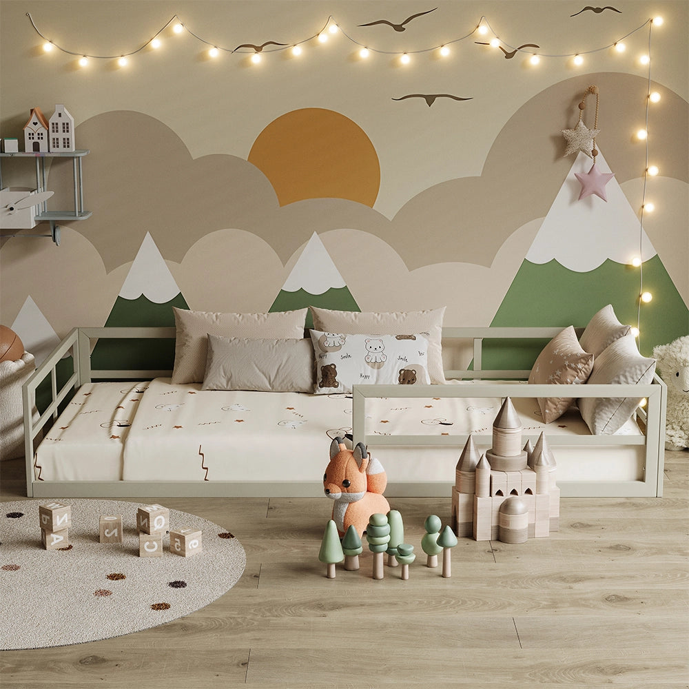 Vitalispa Letto per bambini Grigio 205 x 95 cm Senza materasso