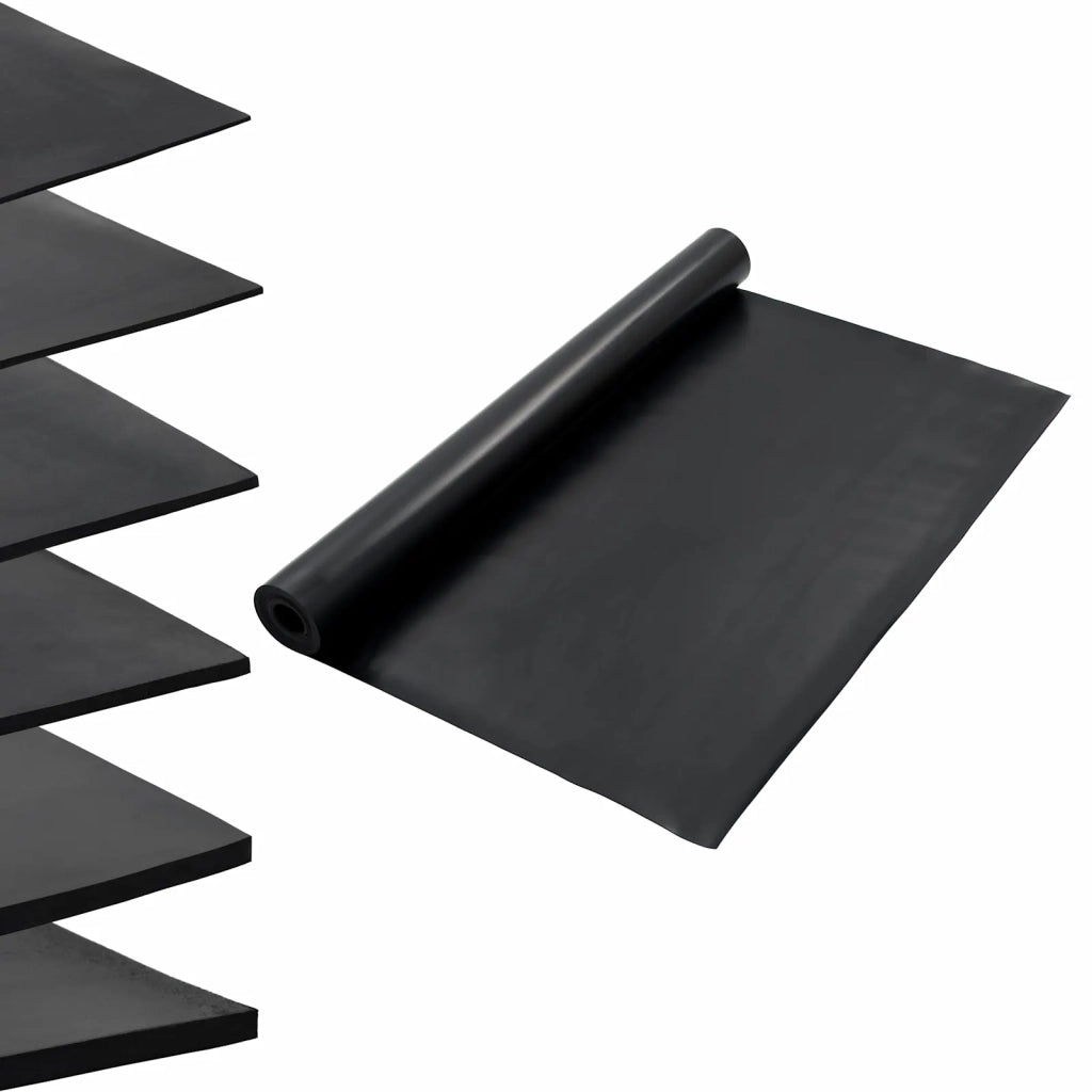 Tappeto per pavimento Nero 1,2 x 5 m Gomma