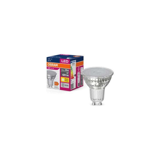 Osram Lampadina LED GU10 7.9W Bianco Caldo Dimmerabile 650 Lumen