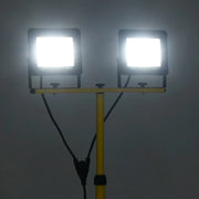 Faretto a LED con Treppiede 2x50 W Bianco Freddo CFW8068716