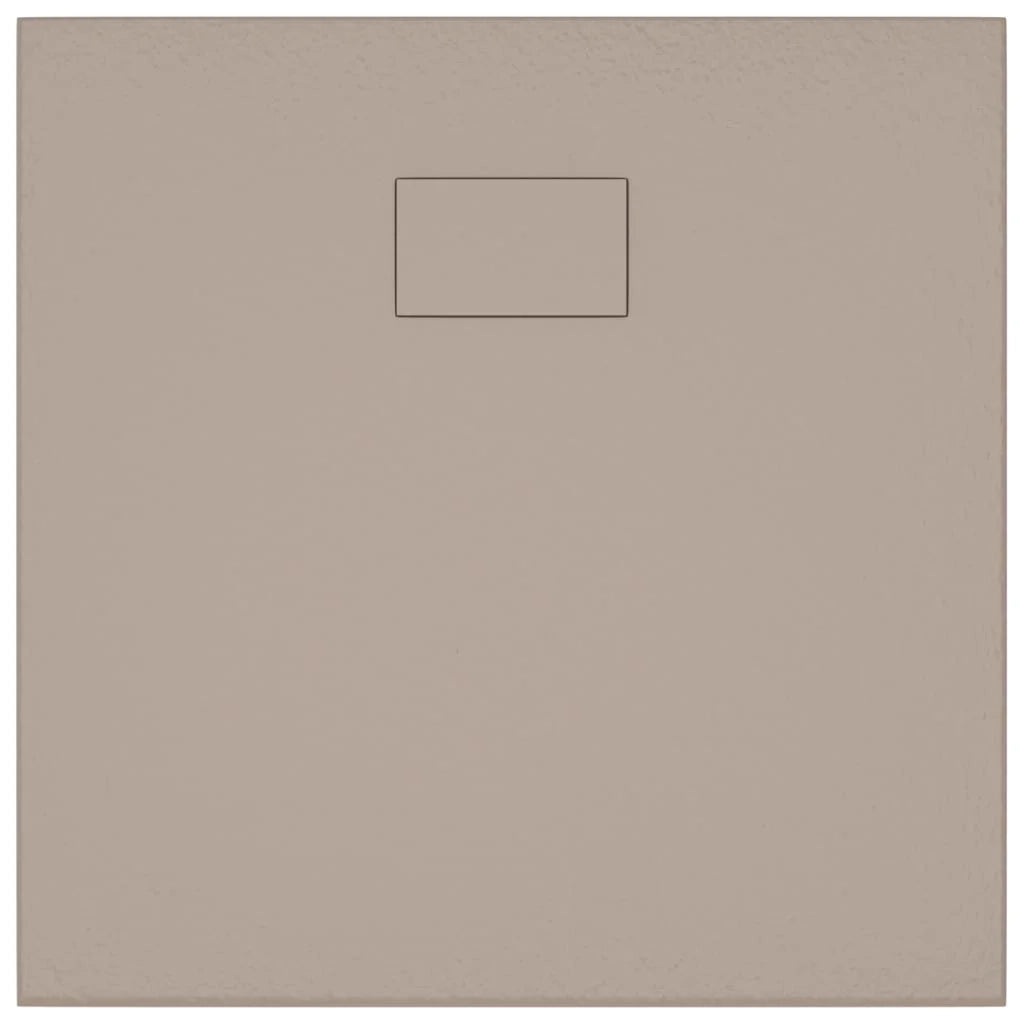 Piatto doccia base doccia piatto doccia contenitore doccia bagno WC cabina doccia arredamento casa SMC 90x90 cm marrone 02_0001967