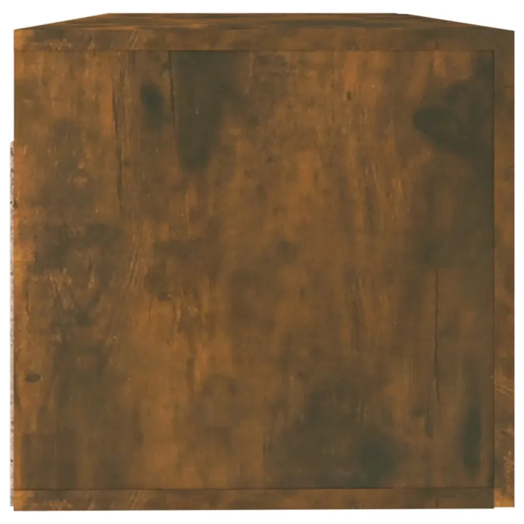 Mobile Pensile Rovere Fumo 100x36,5x35 cm Legno Multistrato 817612