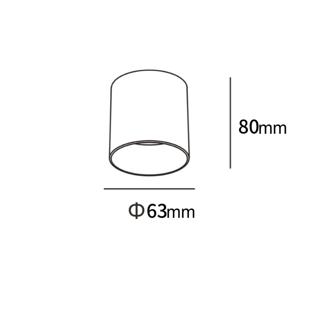 Spot soffitto TOM nero rotondo 6cm LED 5W CCT Light Prestige
