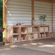 Mobile da cucina da esterno MEPPEL 4 pz Douglas Naturale 3443808