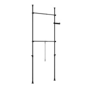 SoBuy Cabina armadio in metallo 126x27x295cm FRG109-II-SCH