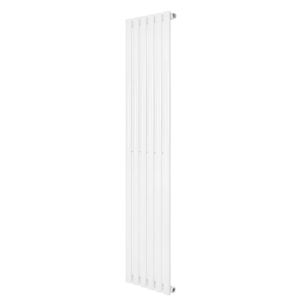 Radiatore Verticale Design Ovale Colonna Singola Bianco 1600x360 mm