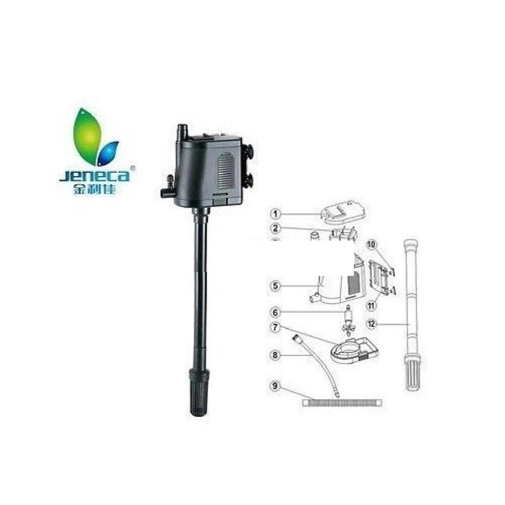 Trade Shop - Filtro Interno Pompa Sommergibile Per Acquario 36w 1600 L/h Ipf-3990 Jeneca -