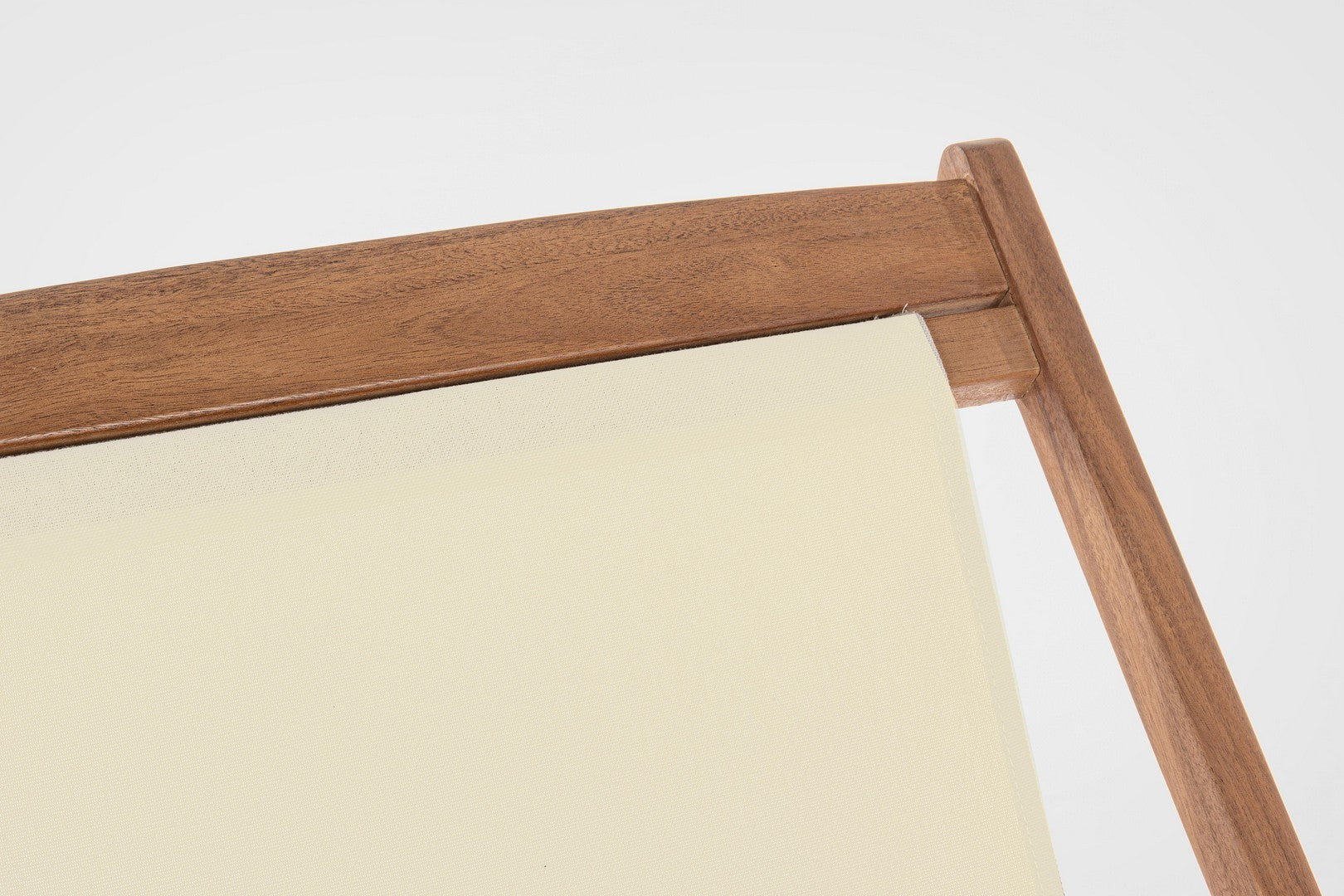 Set 4 Sedie Sdraio Reclinabile Pieghevole 60x106x88 cm in Legno Relax Noemi Ecru’