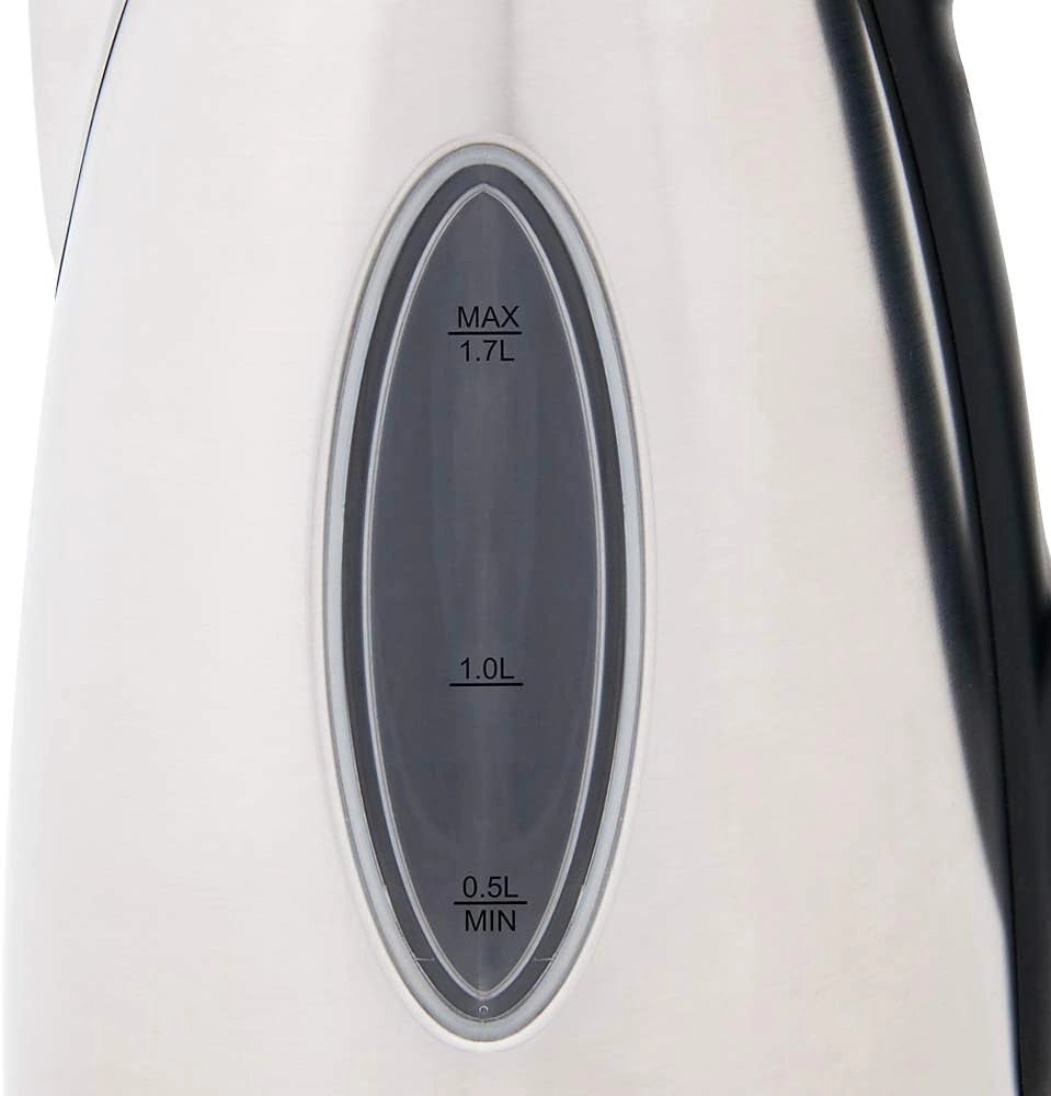 Bollitore d'acqua o tè elettrico in vetro acciaio Inox 2200W senza cavo illuminazione LED