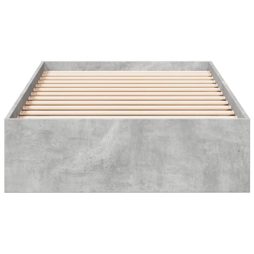 Telaio del letto con storage Grigio Cemento 80 x 200 cm 3429594