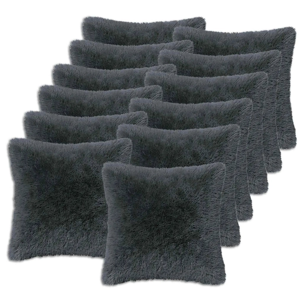 Federa 12 pcs HEERLEN Antracite 45 x 45 cm Fleece PV 910626