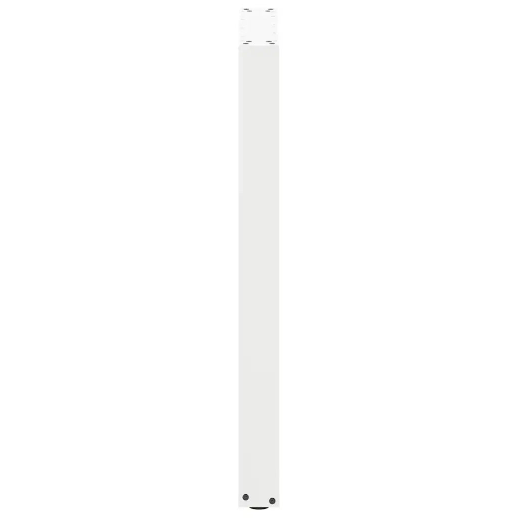Gambe per tavolo da bar a forma di U 2 pz bianche 60x(90-91) cm in acciaio 4013225