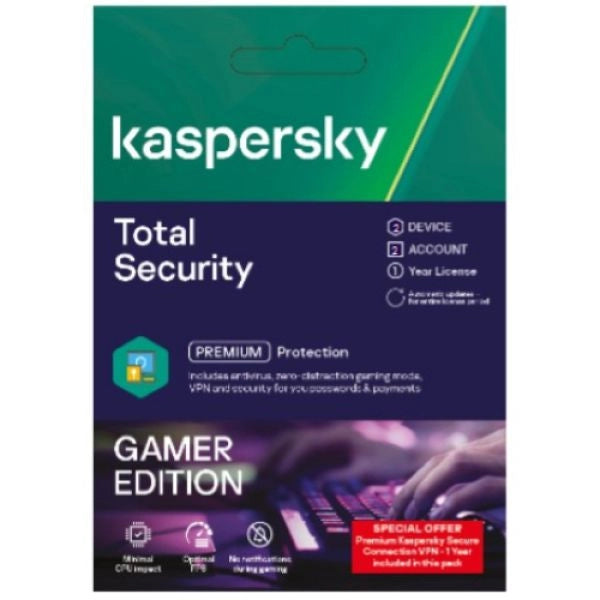 Kaspersky total security 2019 sicurezza antivirus full ita 1 licenza/e 1 anno/i - KL1949T5BFS-21SLIMGE