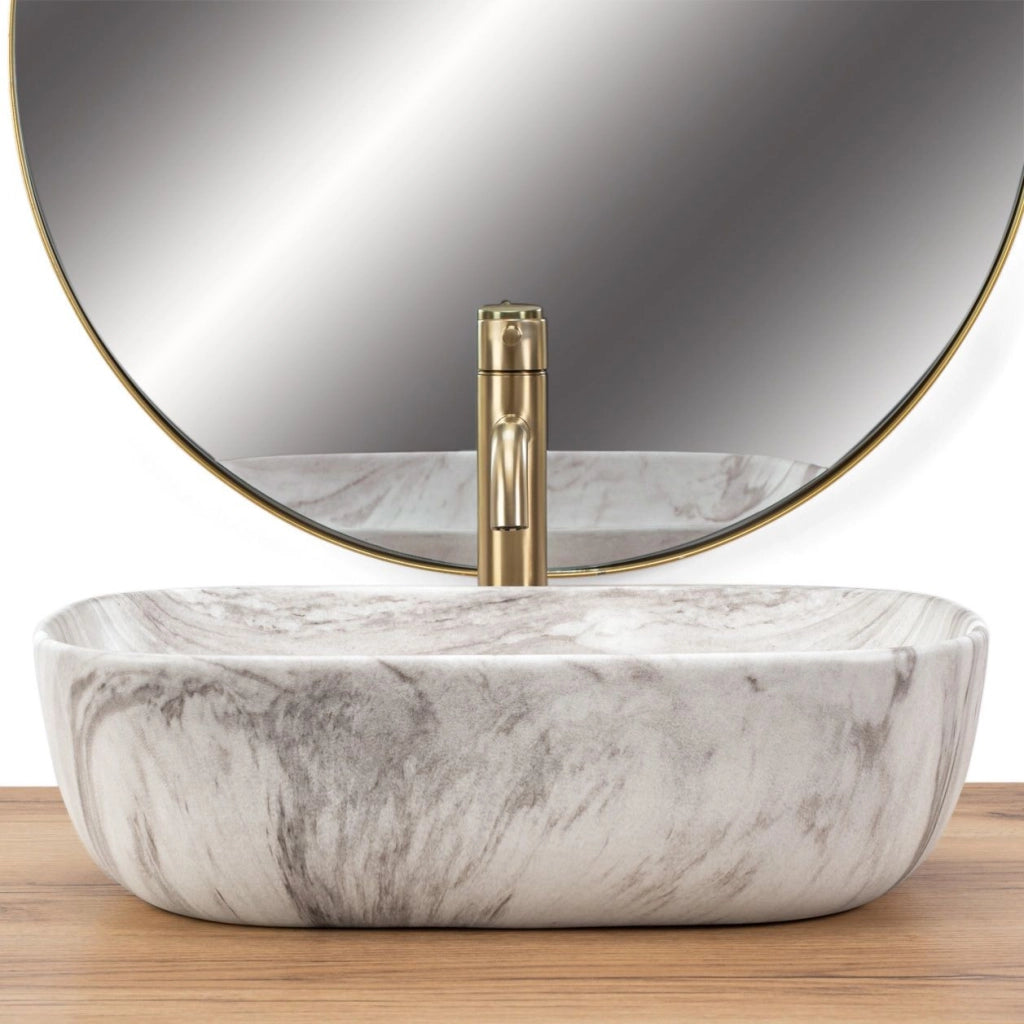 Lavabo Da Appoggio Rea Belinda Ash