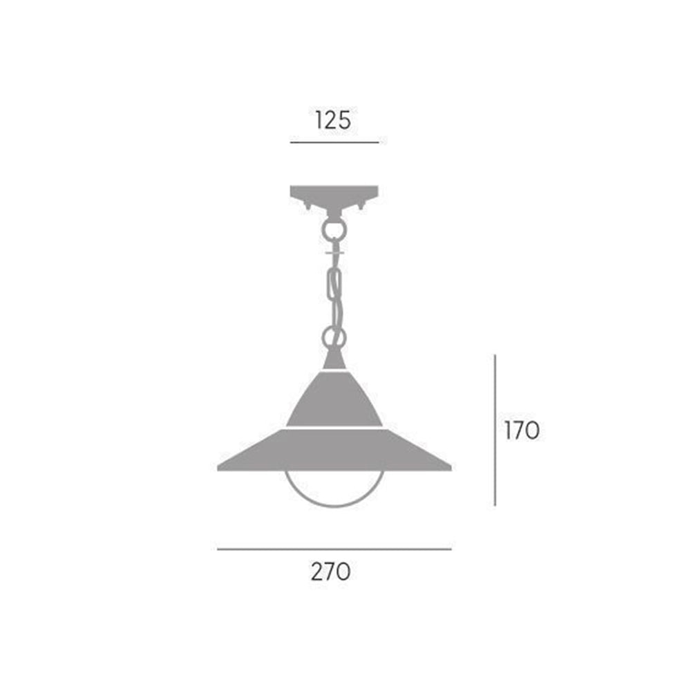 Sospensione Contemporanea Yukon Alluminio Metallo Nero E Arancio 20W Led Cct3