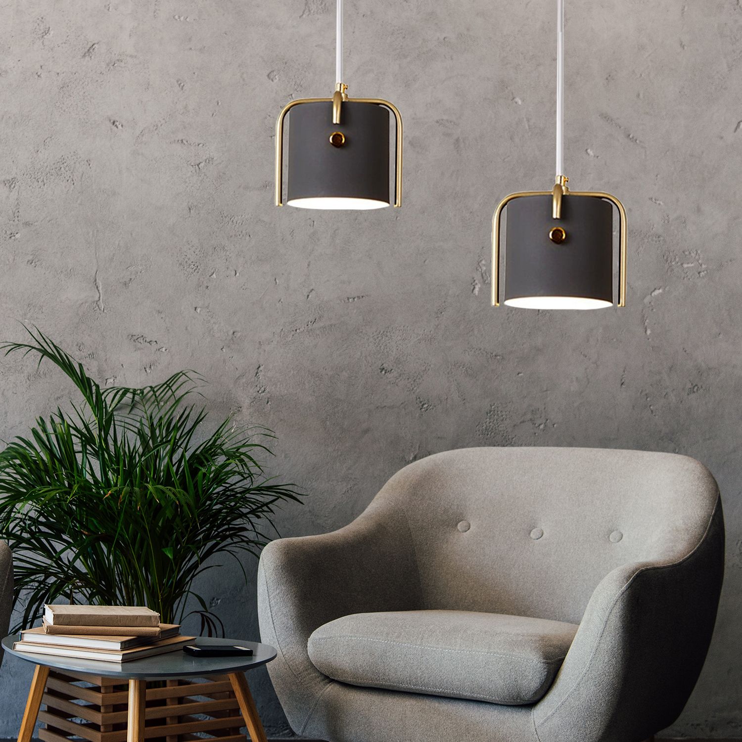 Lampada APP934-1CP Elegent Black