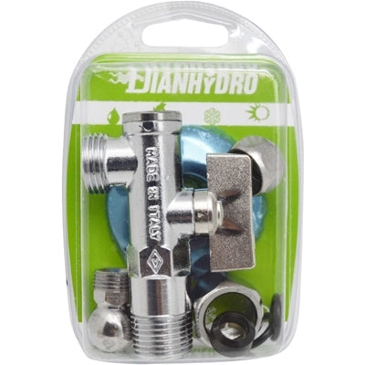 RUBINETTO SOTTOLAVABO A SFERA CON FILTRO A SNODO BLISTER- 1/2 x 10 DN 8/PN 10- FAIDF- pezzi 1