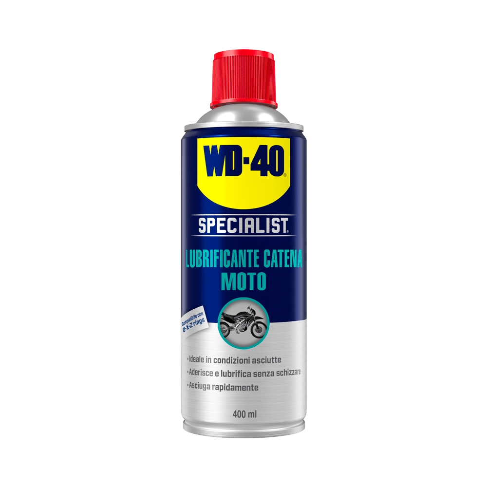 SPRAY WD-40 LUBRIFICANTE CATENA MOTO IN CONDIZIONI ASCIUTTE  ml. 400
