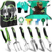 Set di Giardinaggio con Tasca da Portare - 6 Set di Attrezzi Vari per la Manutenzione delle Piante