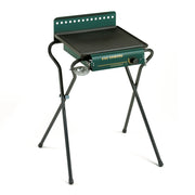Piastra di Cottura GAS 4043 GHIV Ompagrill in Ghisa Vetrificata 40x43 cm Alimentazione a Gas Struttura Pieghevole in