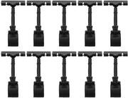10 set di cartelle di reclamo per display dei dettagli supporti di presentazione - clip houder rotativa in acciaio inossidabile