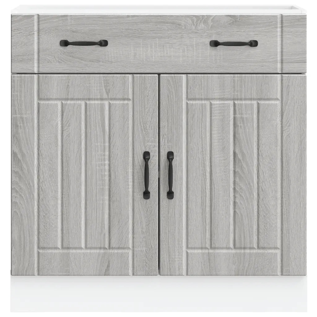 Base da Cucina Lucca Grigio Sonoma in Legno Multistrato