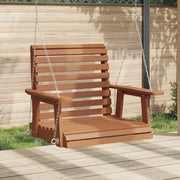 Dondolo da Giardino Catene in Metallo Marrone in Legno di Abete 4008979