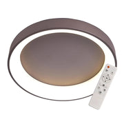 LÚZETE - FELICIANO 96W LAMPADA A SOFFITTO A LED DIMMERABILE MARRONE