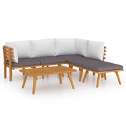 Set di mobili da giardino mobili da esterno 6 pezzi con cuscini legno massello di acacia 02_0016658