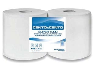 BOBINA CARTA A ROTOLO SUPER 1000- - cm.22X24,9h bancale 140 rotoli - 2 rotolo